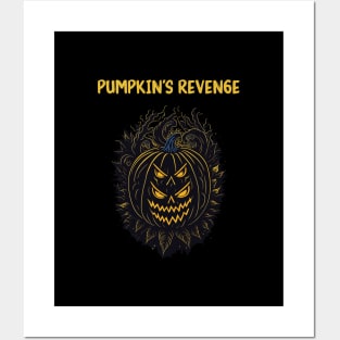 Pumkin revenge for halloween Posters and Art